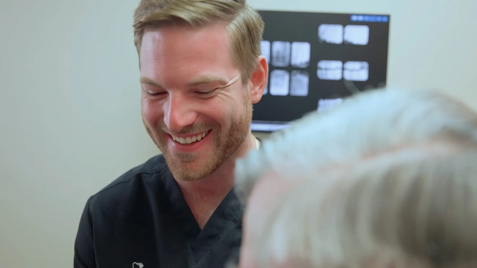 Dr. Dillon Hernandez smiling at Cardinal Point Dental, a Jacksonville, FL dental office offering night guards